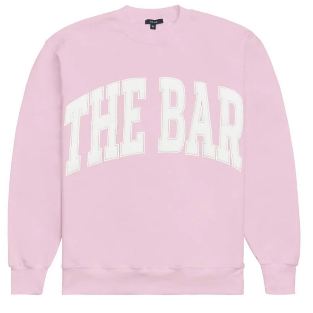 Sold out online. The Bar pink sweatshirt size XL. Brand new.